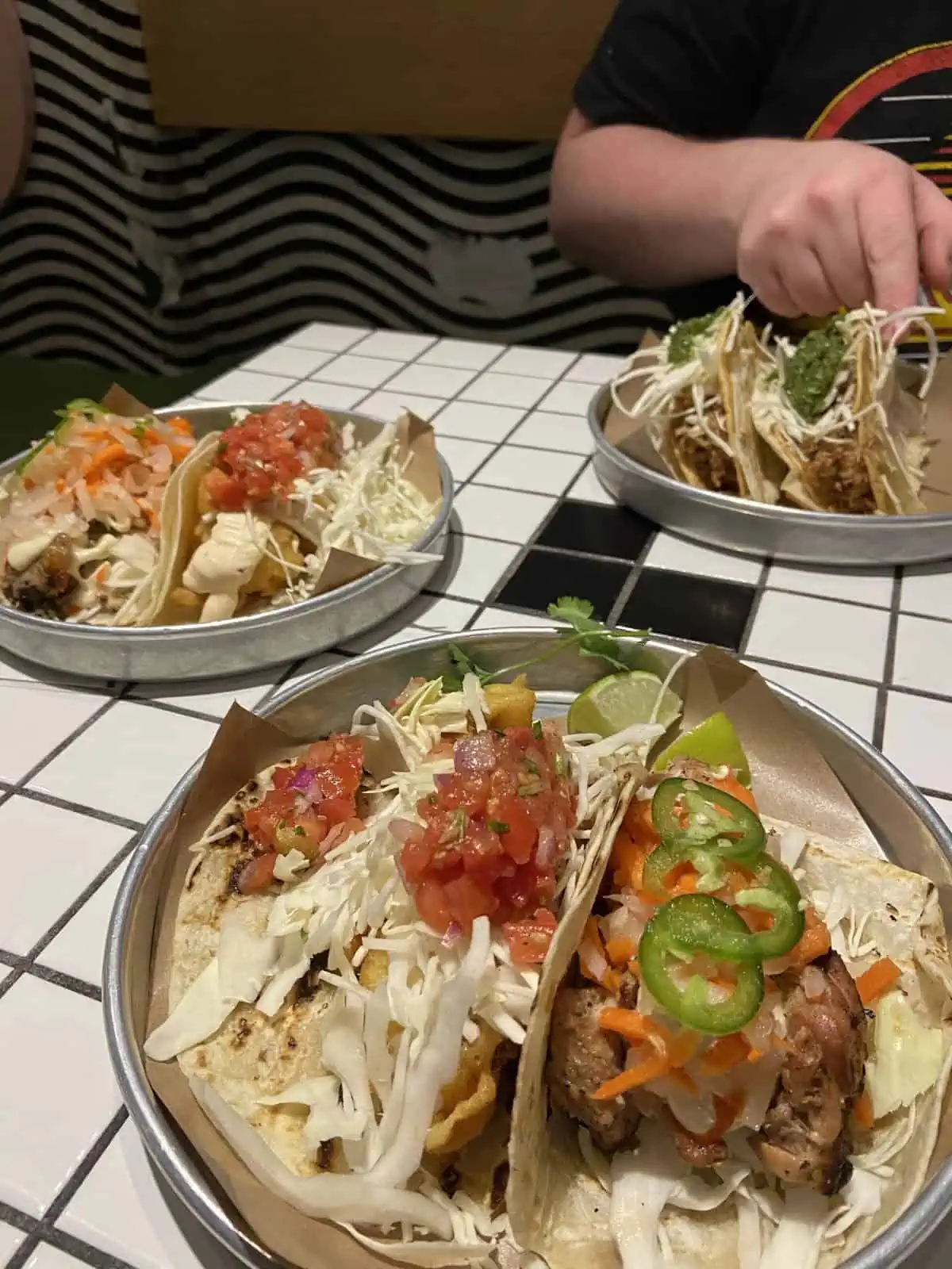 Where to Eat in Yaletown, Vancouver 39 Plates of tacos from Tacofino