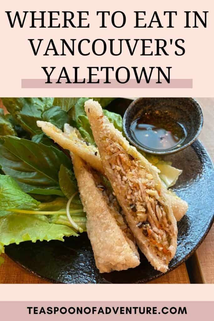 Where to Eat in Yaletown, Vancouver 2 Where to eat in Yaletown, Vancouver? Check out the best restaurants in Vancouver in the Yaletown neighbourhood. From seafood and pasta to curry and pizza, this foodie area of the city has it all! #vancouver #foodie #yaletown #restaurant #restaurantguide #seafood #pizza #pasta #travel #bc #canada